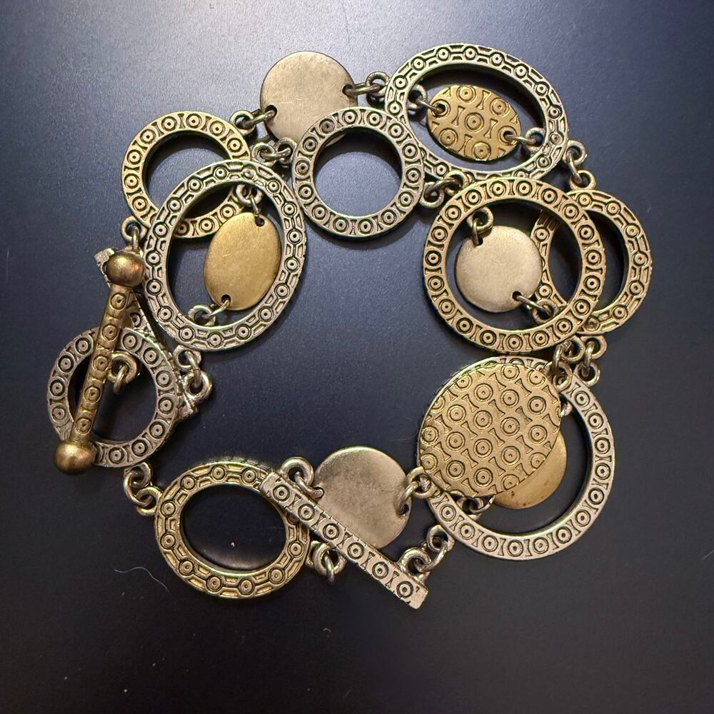 Premier Designs "FIRST CLASS" Mixed Metal Layered Bracelet